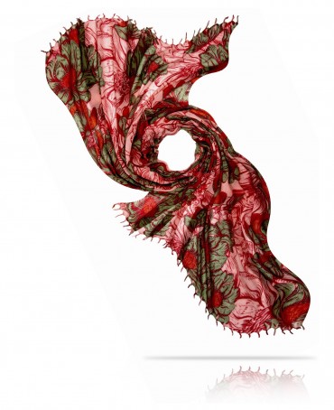 Палантин Женский W40-FLEUR.LINEARE/ROSE.CL